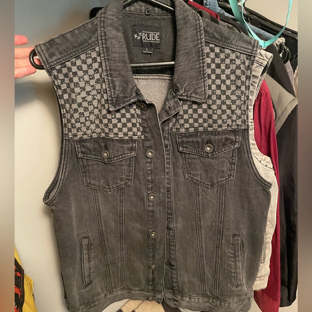 Large Denim Vest